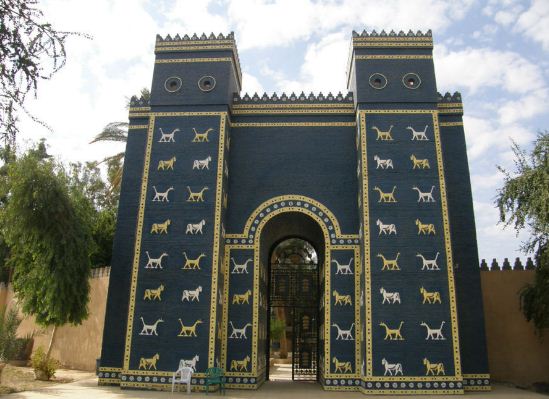 Ворота богини Иштар ( реконструкция) 