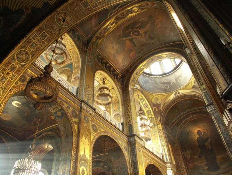Интерьер Владимирского собора в Киеве 