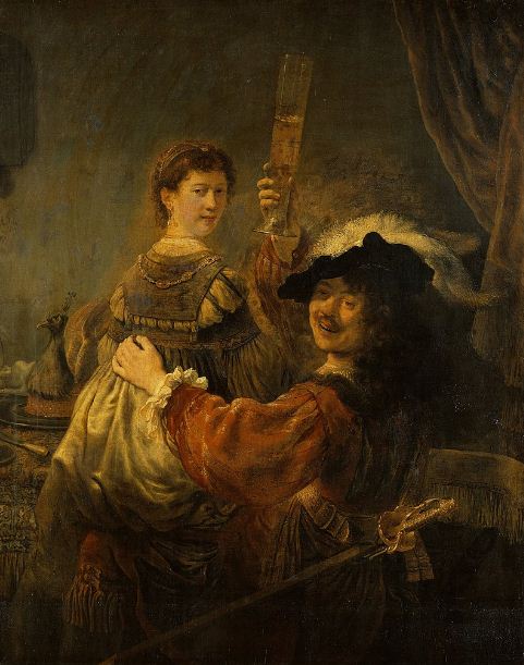 Рембрандт " Блудный сын в таверне" ( 1635 год) 