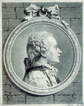 Е. П. Чемесов " Автопортрет". Офорт, сухая игла, резец ( 1764 -1765 годы), 