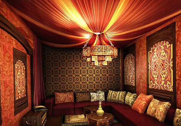 Интерьер спальни в восточном стиле: рекомендации по созданию арабской сказки