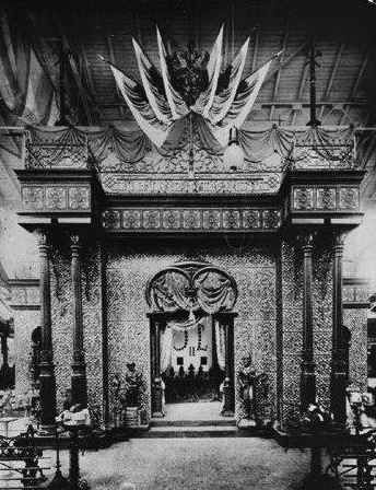 Чугунный павильон на выставке ( 1896 год) 
