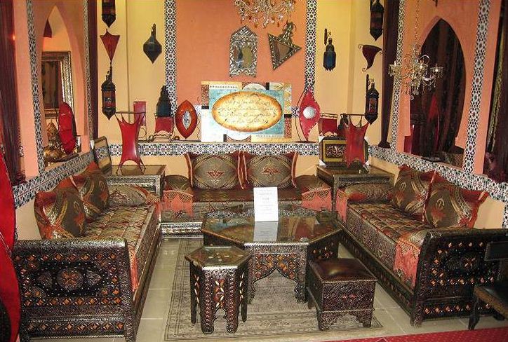 Резная мебель в арабском стиле 