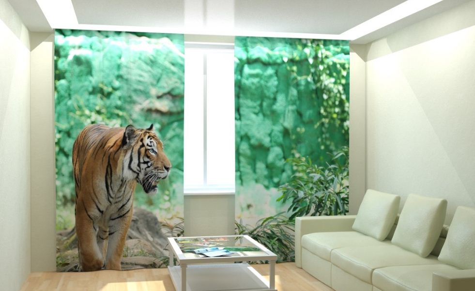 Фотоштора " Величественный тигр" 