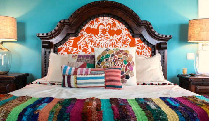 Кровать в мексиканском стиле 