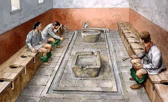 Общественные римские туалеты