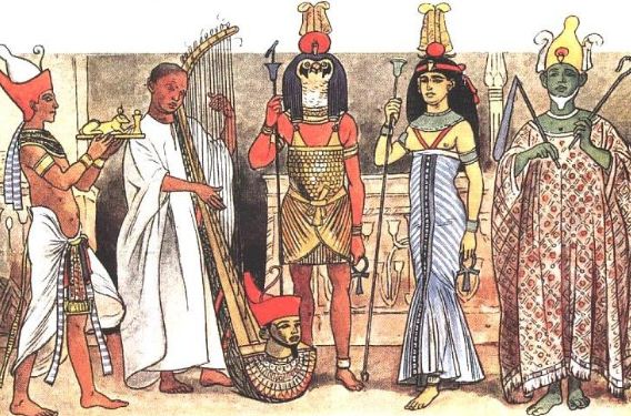 Образцы одежды древних египтян 