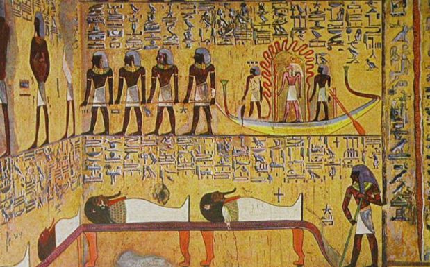 Обряд погребения у египтян 