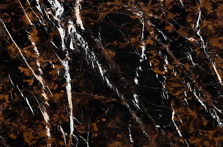 Сорт итальянского черного мрамора Black & Gold / Michelangelo