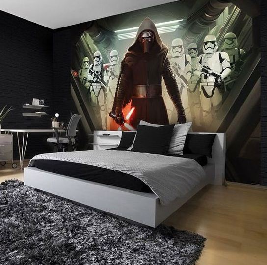 Интерьер спальни в стиле " Звездных войн" 