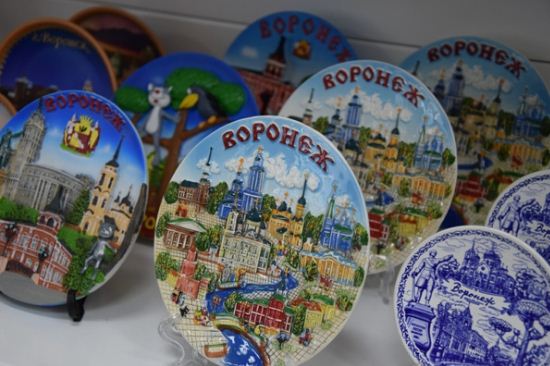 Сувенирные тарелки с видами города Воронеж 