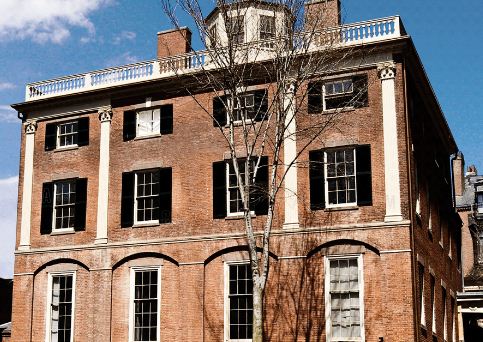 Второй дом Харрисона Грея Отиса в Бостоне ( штат Массачусетс, США), построенный в 1800 году по проекту Чарльза Булфинча