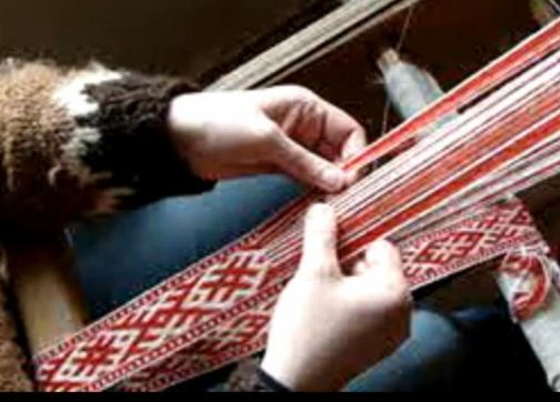 Изготовление тесьмы в технике узорного ткачества 