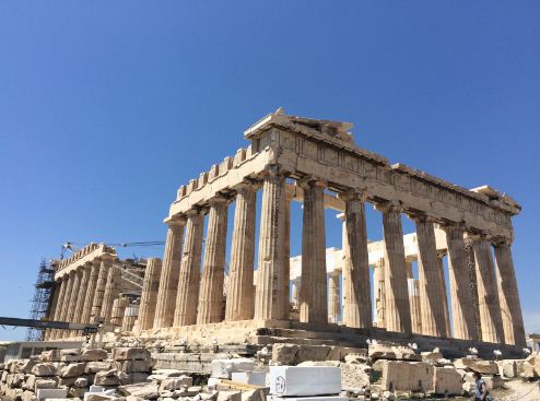 Храм Парфенон в Афинах 