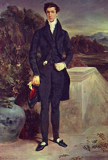 Эжен Делакруа. Портрет барона Швитера ( 1827 год). 