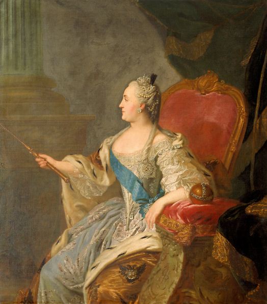Рокотов Ф. С. " Коронационный портрет Екатерины II" ( 1763 год). 