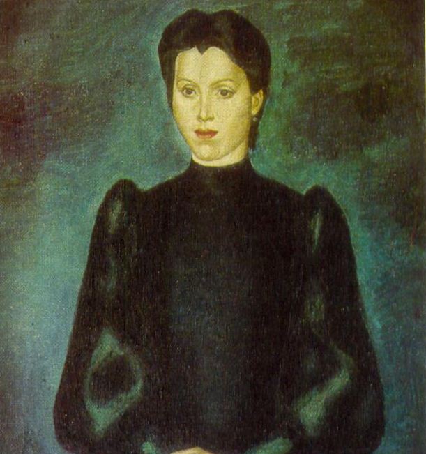 Владислав Рожнев " Женский портрет" ( 1973 год). Холст, масло.