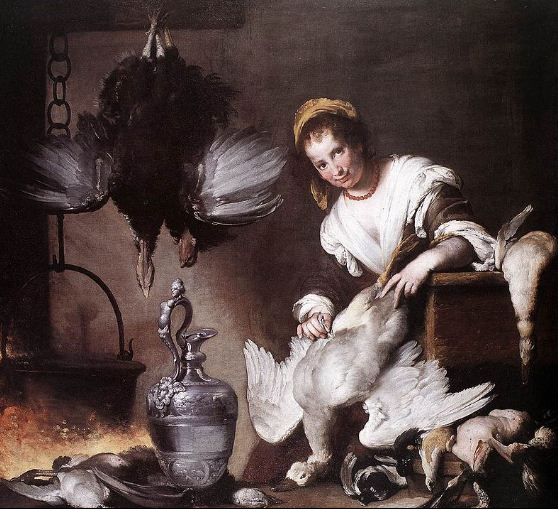 Бернардо Строцци " Кухарка" ( 1625 год).