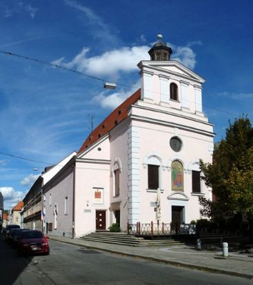 Монастырь капуцинов и храм Святой Анны в Ческе - Будейовице.