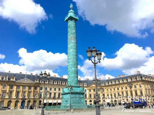 Вандомская колонна в Париже 