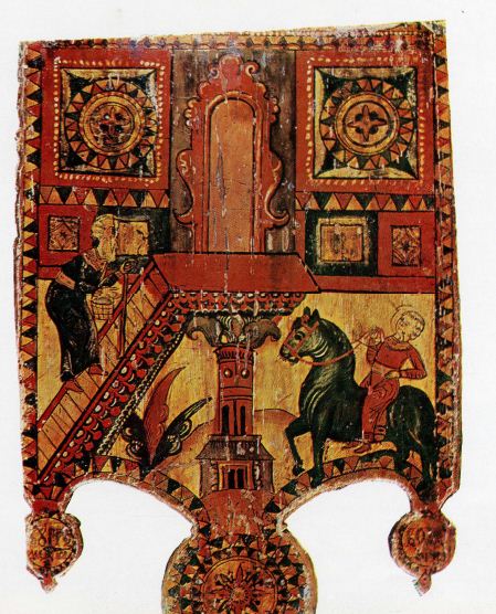 Прялка с посвящением владелице ( вторая половина XVIII века, Северная Двина, Борок)