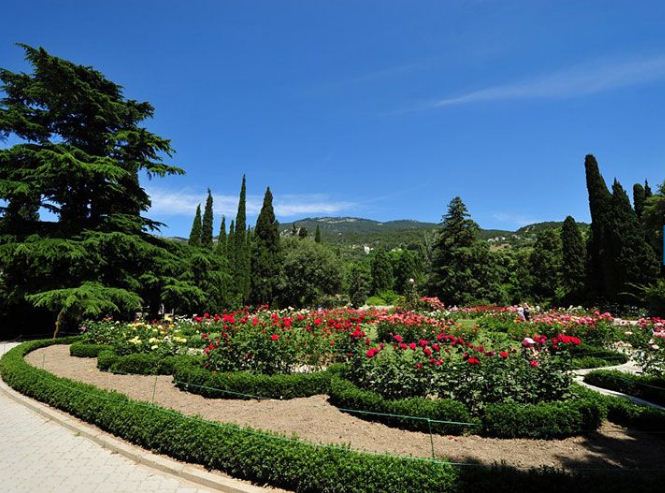 Уникальный ландшафтный дизайн Никитского ботанического сада.
