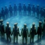 подводные статуи 